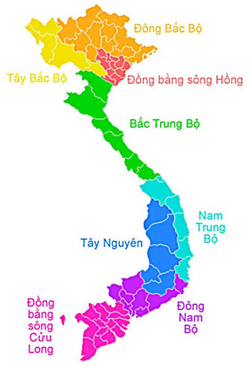Việt nam có bao nhiêu tỉnh thành và vùng miền? Tìm hiểu về các tỉnh thành”