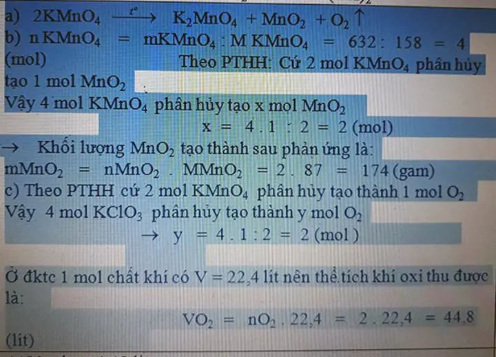 Phản ứng hóa học KMnO4 + HCl Cách thực hiện và ứng dụng trong đời sống