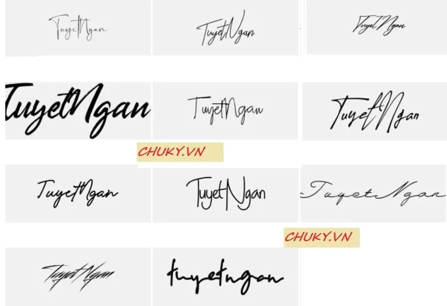 Tìm hiểu cách tập viết chữ ký tên Ngân đẹp và phù hợp phong thủy