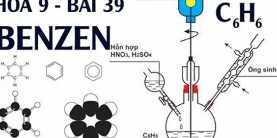 benzen c6h6 tính chất hóa học công thức cấu tạo hóa 9