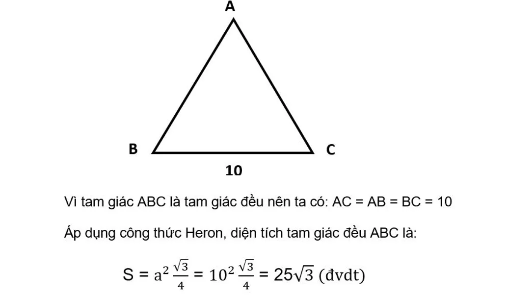 công thức tính chu vi và diện tích tam giác đầy đủ từ az
