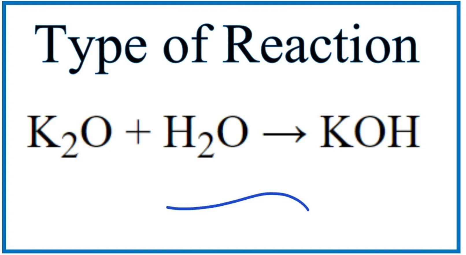k2o h2o → koh phản ứng và ứng dụng