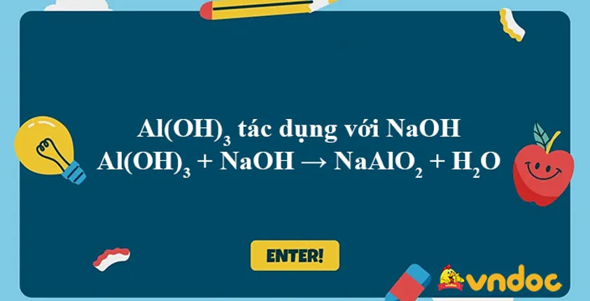phản ứng alcl3 naoh → naalo2 nacl h2o công thức chế độ và ứng dụng