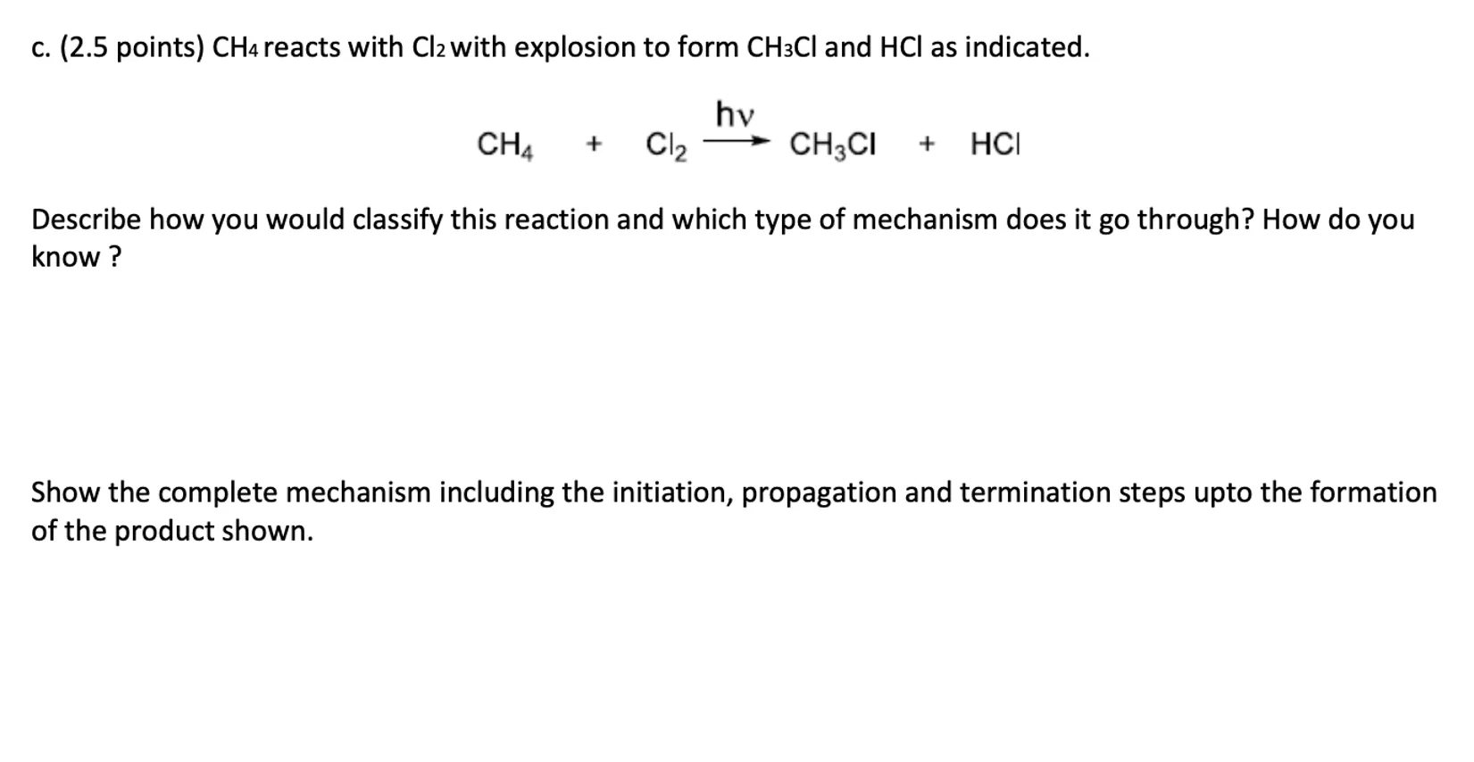 phản ứng ch4 cl2 → ch3cl hcl chế độ và phần mềm nhập phát triển ch3cl