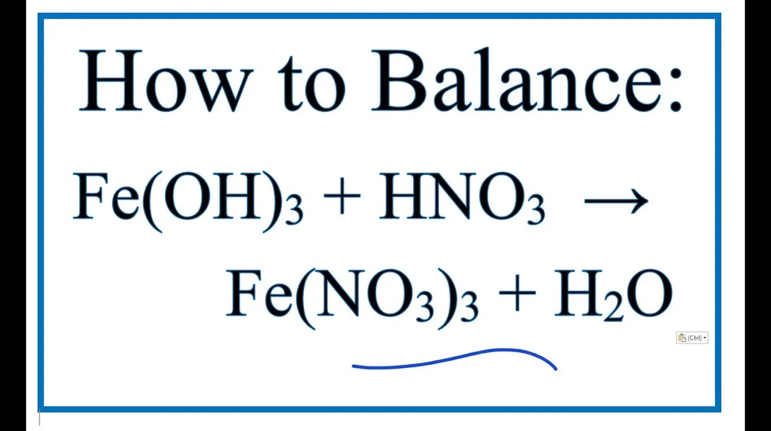 phản ứng fe2o3 hno3 → feno33 h2o công thức đặc điểm và ứng dụng