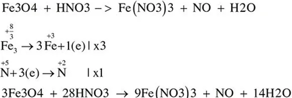 phản ứng chất hóa học fe hno3 công thức hình thức và ứng dụng